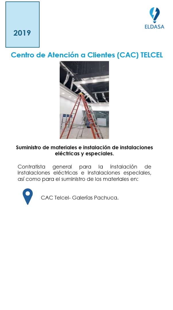 CENTRO DE ATENCION A CLIENTES TELCEL 2019 ELDASA